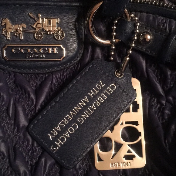 Coach Lindsay 70th Anniversary Navy Blue NEW SET - Picture 4 of 8